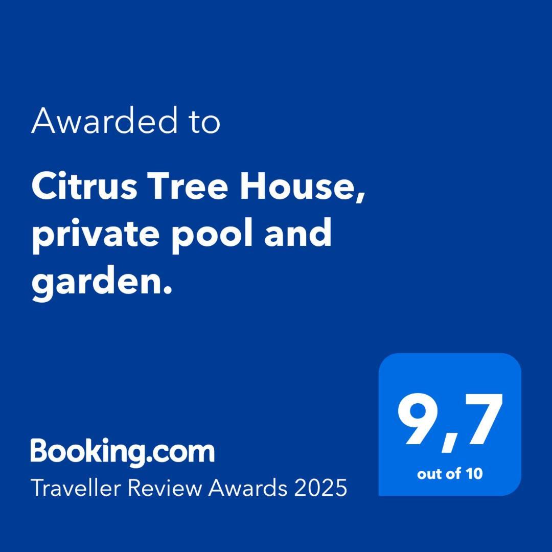 Willa Citrus Tree House, Private Pool And Garden. Angeja Zewnętrze zdjęcie